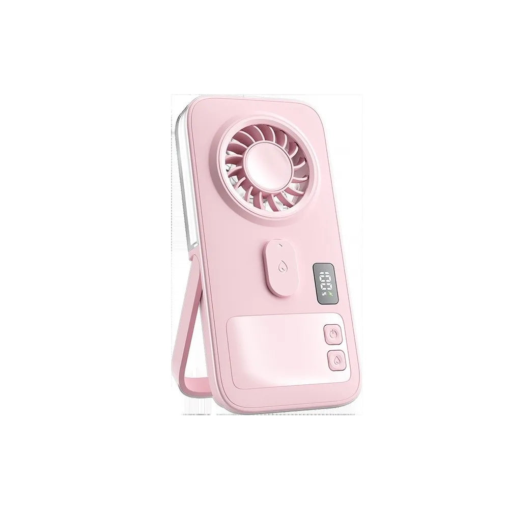 Portable Mini Handheld Mist Fan – Rechargeable Cooling Fan with Water Spray