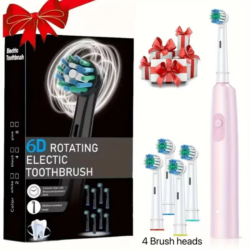Rechargeable Electric Toothbrush | Sonic Deep Clean Toothbrush for Adults