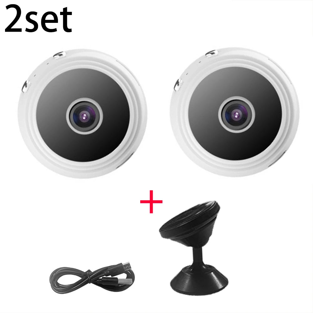 2pcs A9 Mini Camera Wifi Wireless IP Security Video Camcorders Night Vision Mobile Camera Video HD 1080P Surveillance Smart Home