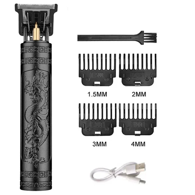T9 Vintage Cordless Hair Trimmer | Professional Beard & Hair Clipper