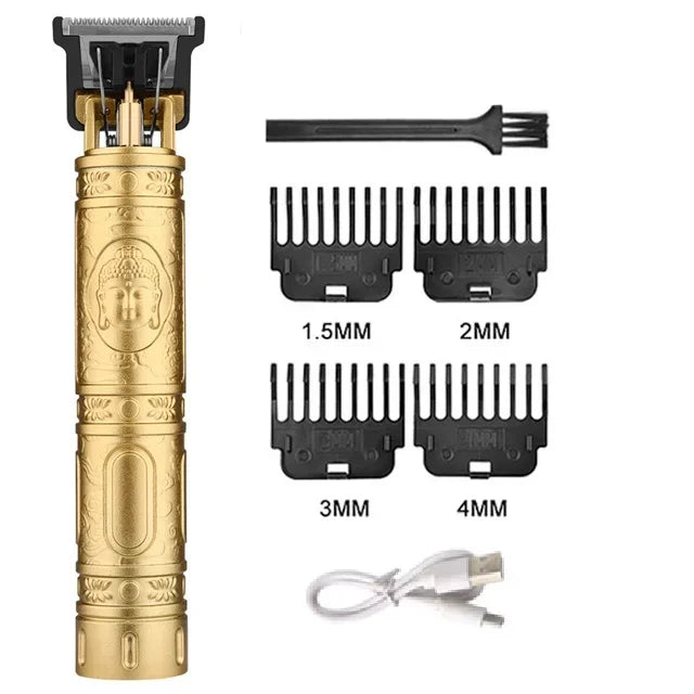 T9 Vintage Cordless Hair Trimmer | Professional Beard & Hair Clipper