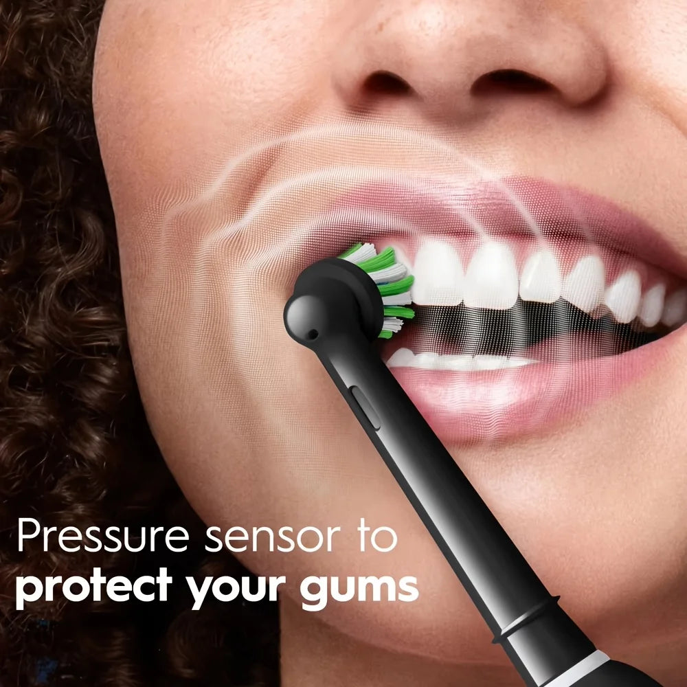 Electric Toothbrush Rotary Rechargeable Electric Toothbrush for Adults Rotating Electric Toothbrushes with 8 Soft Brush Heads