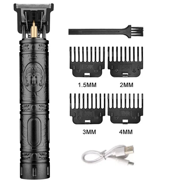 T9 Vintage Cordless Hair Trimmer | Professional Beard & Hair Clipper