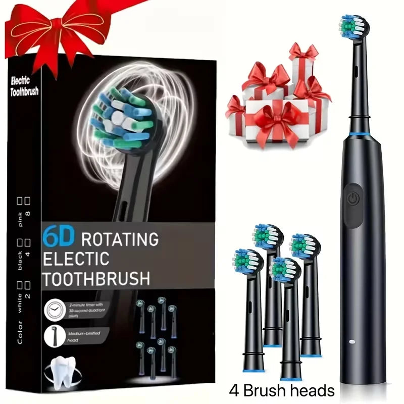 Rechargeable Electric Toothbrush | Sonic Deep Clean Toothbrush for Adults