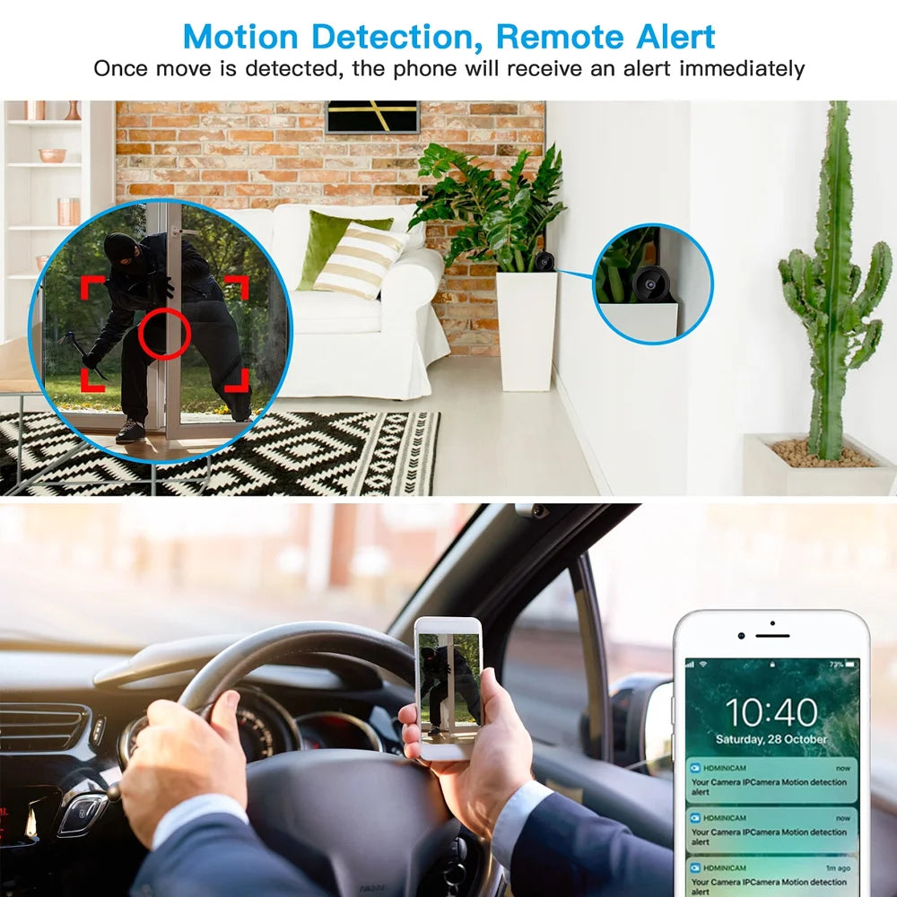 2pcs A9 Mini Camera Wifi Wireless IP Security Video Camcorders Night Vision Mobile Camera Video HD 1080P Surveillance Smart Home