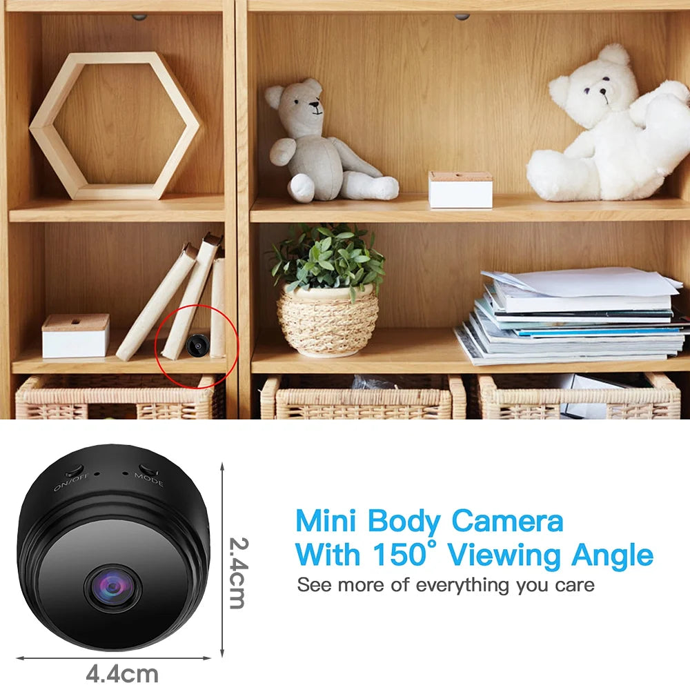 2pcs A9 Mini Camera Wifi Wireless IP Security Video Camcorders Night Vision Mobile Camera Video HD 1080P Surveillance Smart Home